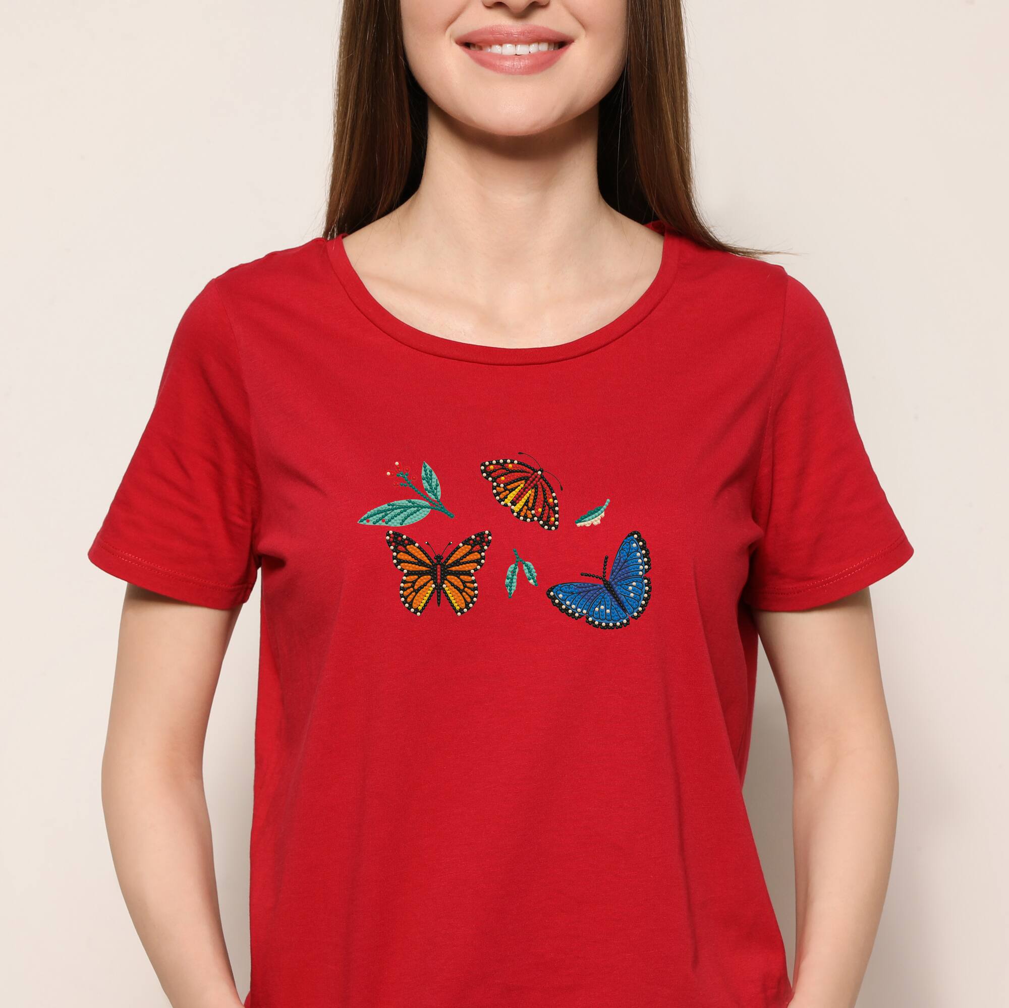 Diamond Dotz® Butterfly Days Pair Iron-On 'n' Dot Kit